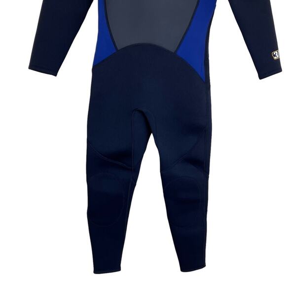 Gladiator Pro Mens Sz S Full Wetsuit 3/2 mm Black Grey Back Zip Closure NWT - Picture 4 of 16